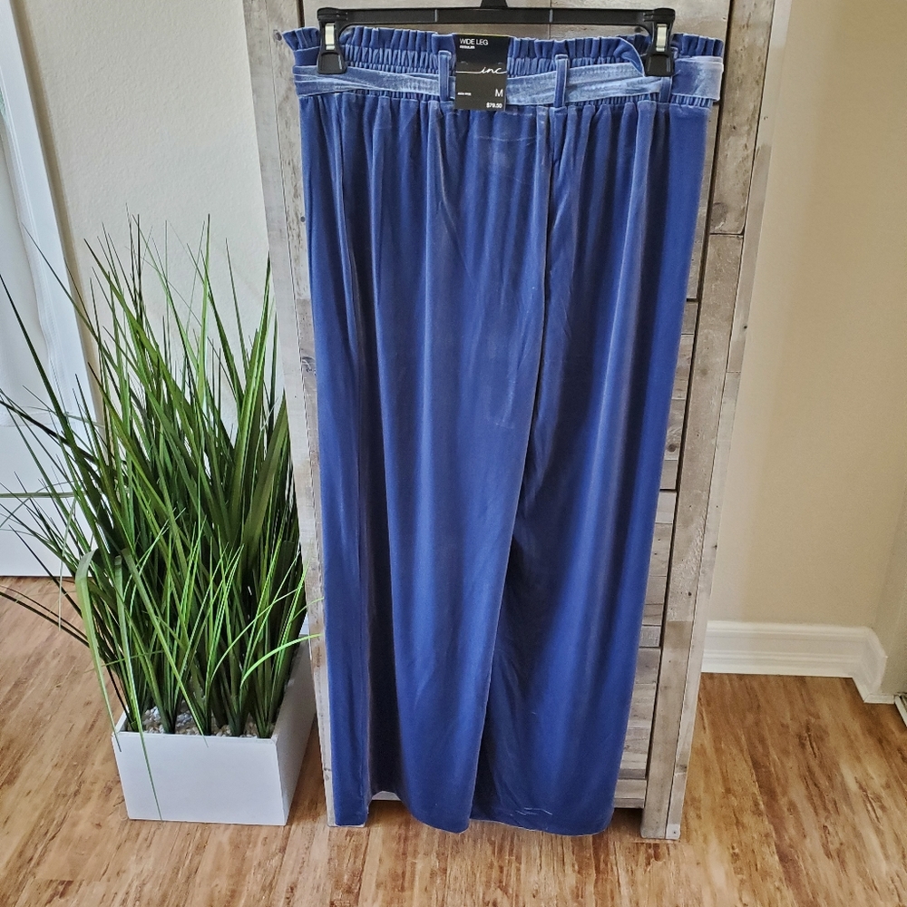 *INC VELVET WIDE LEG PANT* - Picture 3 of 5
